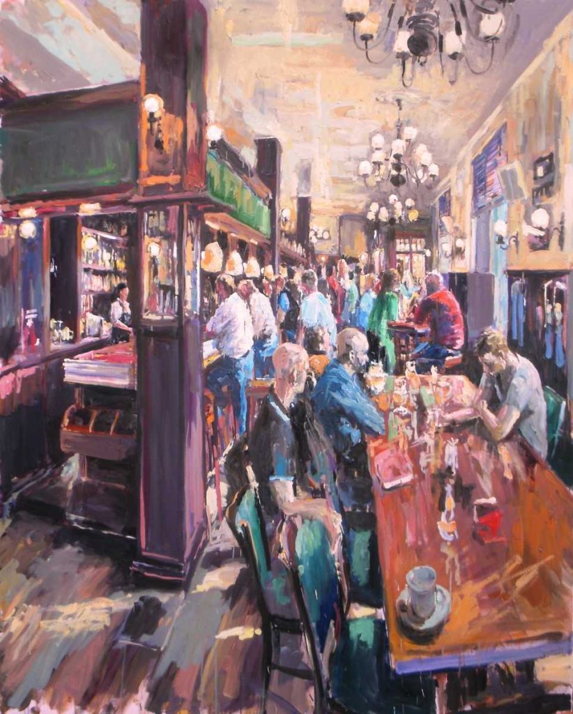 Live paint Biercafe Oliviert Utrecht Utrecht 120714 120x150cm Rob Jacobs