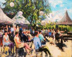 Live paint Ceremonie Gelderland Bemmel 100x80cm