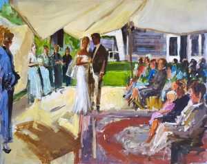 Live paint Ceremonie Noord Brabant StMichielsgestel 80x100cm Rob Jacobs