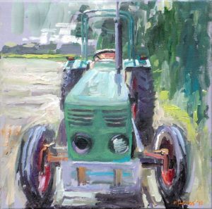 Live paint Deutz 5201 II Trekker 120623 40x40cm Rob Jacobs