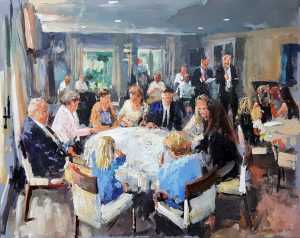 Live paint Diner Noord Brabant Oisterwijk 80x100cm Rob Jacobs