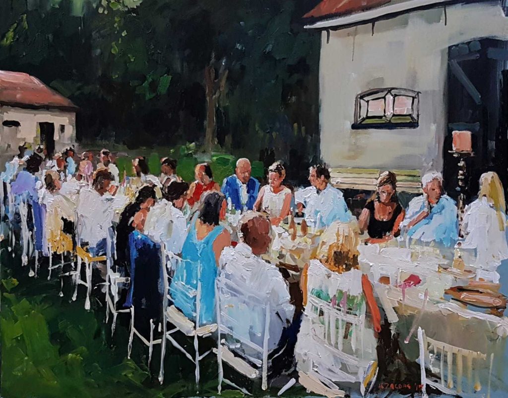 Live paint Diner Zuid Holland Moerkapelle 170707 80x100cm Rob Jacobs
