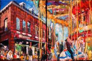 Live paint Draaimolen Hesselse Poepjee 3 2x18x24 36x24cm Rob Jacobs