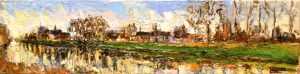 Live paint Engelen ad Dieze 80x20cm olie Noord Brabant Engelen Rob Jacobs