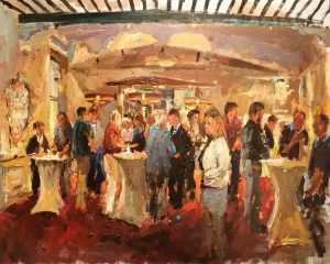 Live paint Evenement Zuid Holland Gorinchem 80x100cm Rob Jacobs