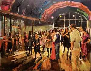 Live paint Gala Noord Holland Amsterdam 100x80cm RobJacobs