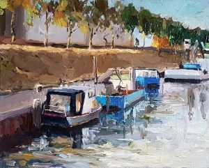 Live paint Haven Diezekade DB 24x30cm oil Rob Jacobs