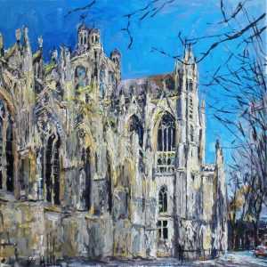 Live paint SintJan Parade 2 Brabant Den Bosch 90x90cm Rob Jacobs