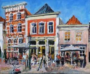 Live paint Three Degrees Brabant Den Bosch 60x50cm Rob Jacobs