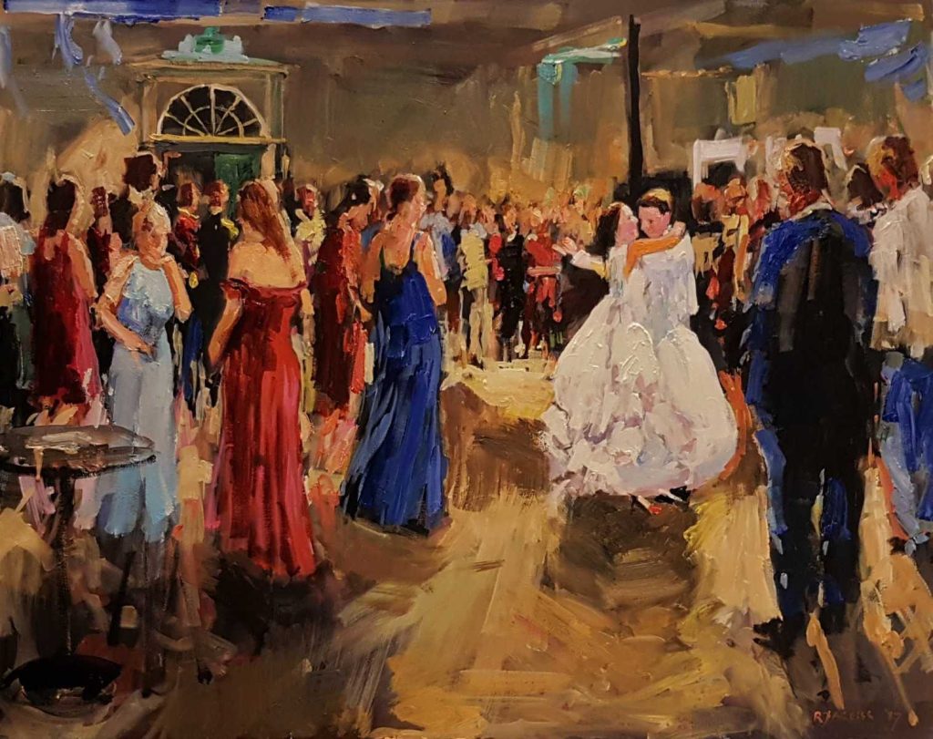 Live paint Trouwfeest Utrecht Leersum 171007 80x100cm Rob Jacobs