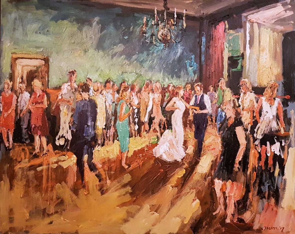 Live paint Trouwfeest Utrecht Utrecht 170617 80x100cm Rob Jacobs