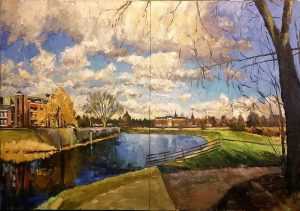 Live paint Zonsondergang Rob Jacobs