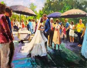Live paint Ceremonie Heeze Noord Brabant 80x100cm Rob Jacobs