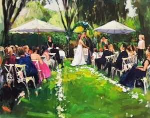 Live paint Ceremonie Leuvenum Gelderland 80x100cm Rob Jacobs