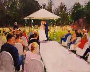Live paint Ceremonie Oosterhout Noord Brabant 80x100cm Rob Jacobs