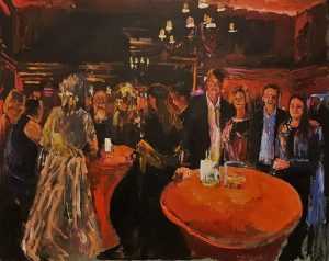 Live paint Feest Rekem 100x80cm Rob Jacobs