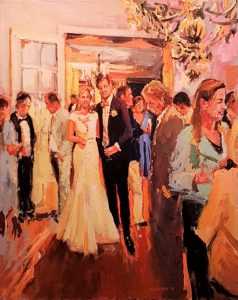 Live paint Bruiloft PepinsterB Luik 80x100cm Rob Jacobs