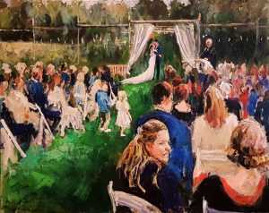 Live paint Ceremonie Loosbroek Noord Brabant 80x100cm Rob Jacobs