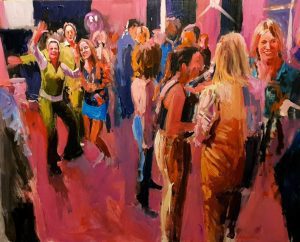Geniet van de feestelijke sfeer tijdens het feest in Bunnik, Utrecht, met dit kunstwerk van Rob Jacobs.