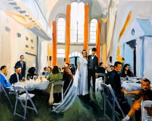 Vrolijke bruiloft in Amersfoort, 80x100cm, Rob Jacobs