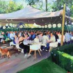 Live paint bedrijfsevenement Utrecht Soest 230924 80x100cm Rob Jacobs