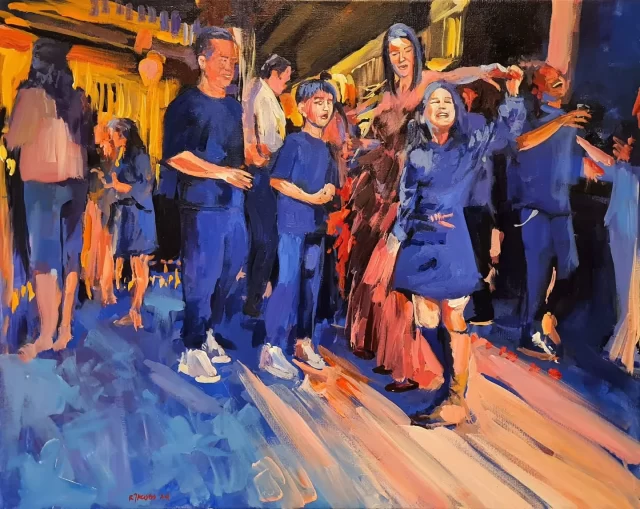 Gezin.."samen 100jaar" feessie..@fifthnre in Eindhoven..hupsakee met z'n alle..jong en oud..knallen op t feessis met liveband. Op naar de 200.
80x100

240323
Info@live-even-painting.nl

#liveeventpainting #liveschilderij #liverschilder #livepaint #livepainting #100jaar #verjaardagsfeest #feestcadeau #feestschilderij #feestopdoek #fifthnre