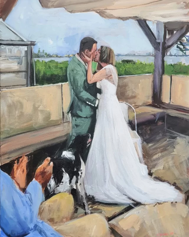 First Kiss @paal.7 in Roelofarendsveen bij een dun waterig zonnetje op het achter terras van de gelegenheid Braasemermeer..een idyllische trouwlocatie met een weidse blik..
80x100

240516
Info@live-event-painting.nl

#liveeventpainting #livepainting #livepaint #firstkiss #bruiloftschilder
#bruiloftschilderij
#bruilofinspiratie #bruiloftimpressie #bruiloftopdoek #feestcadeau #feestschilderij #feestopdoek #paal7